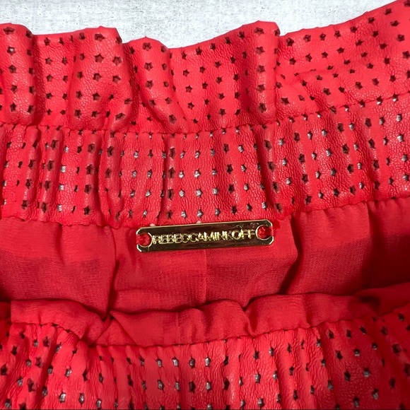 ❌SOLD❌Rebecca Minkoff Perforated Leather Shorts - Picture 4 of 9